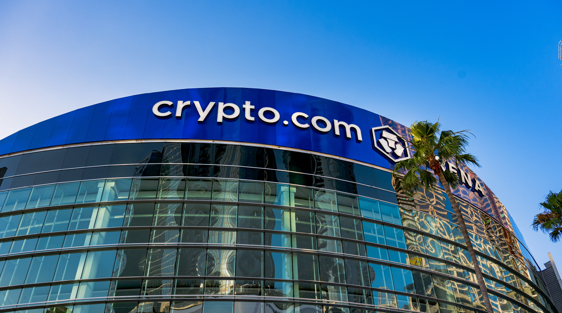 building exterior of the Crypto.com Arena