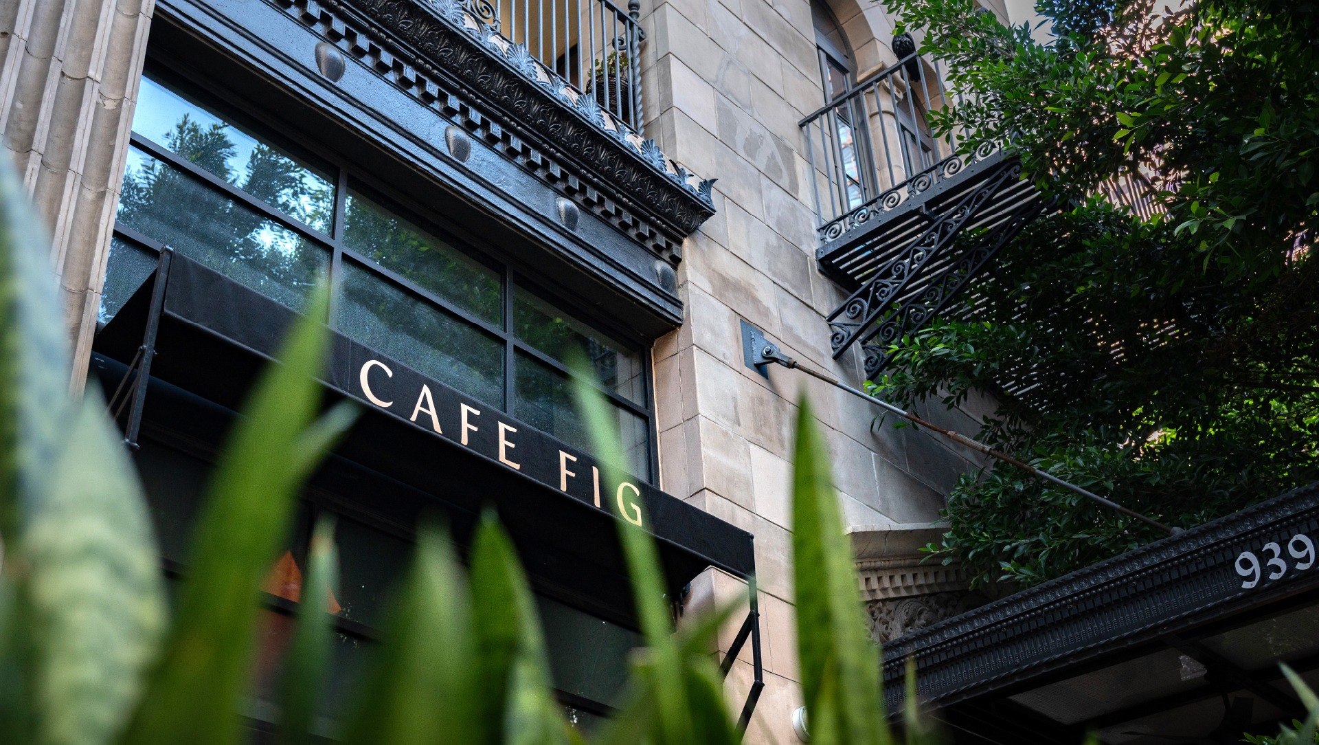 building exterior of Cafe Fig