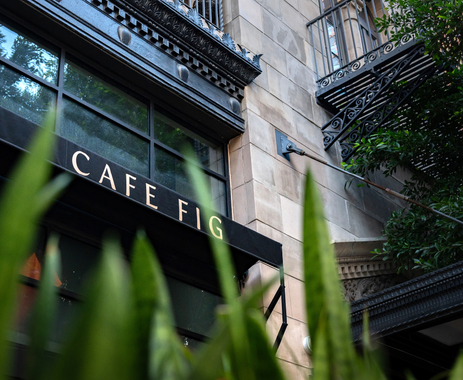 building exterior of Cafe Fig
