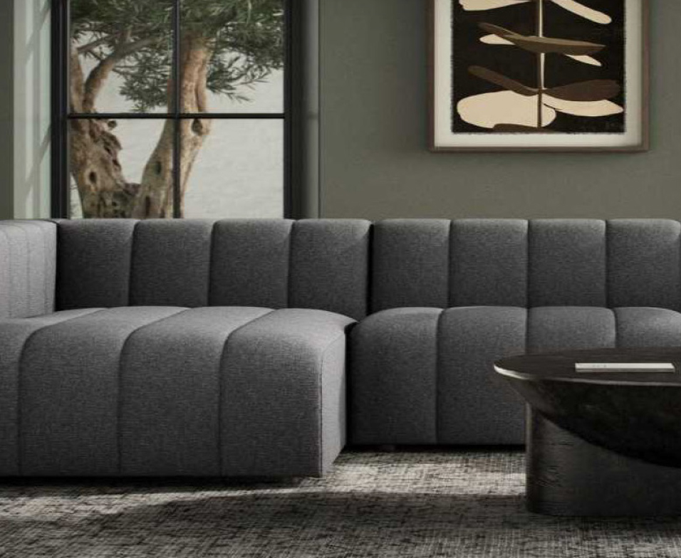 gray sofa