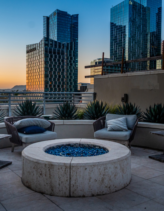 view of buildings in DTLA